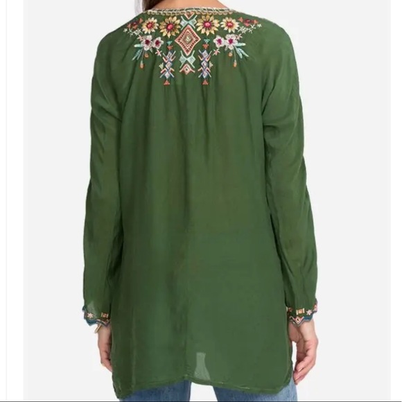 Johnny Was SUNFLOWER BLOUSE Size: S - Picture 8 of 12